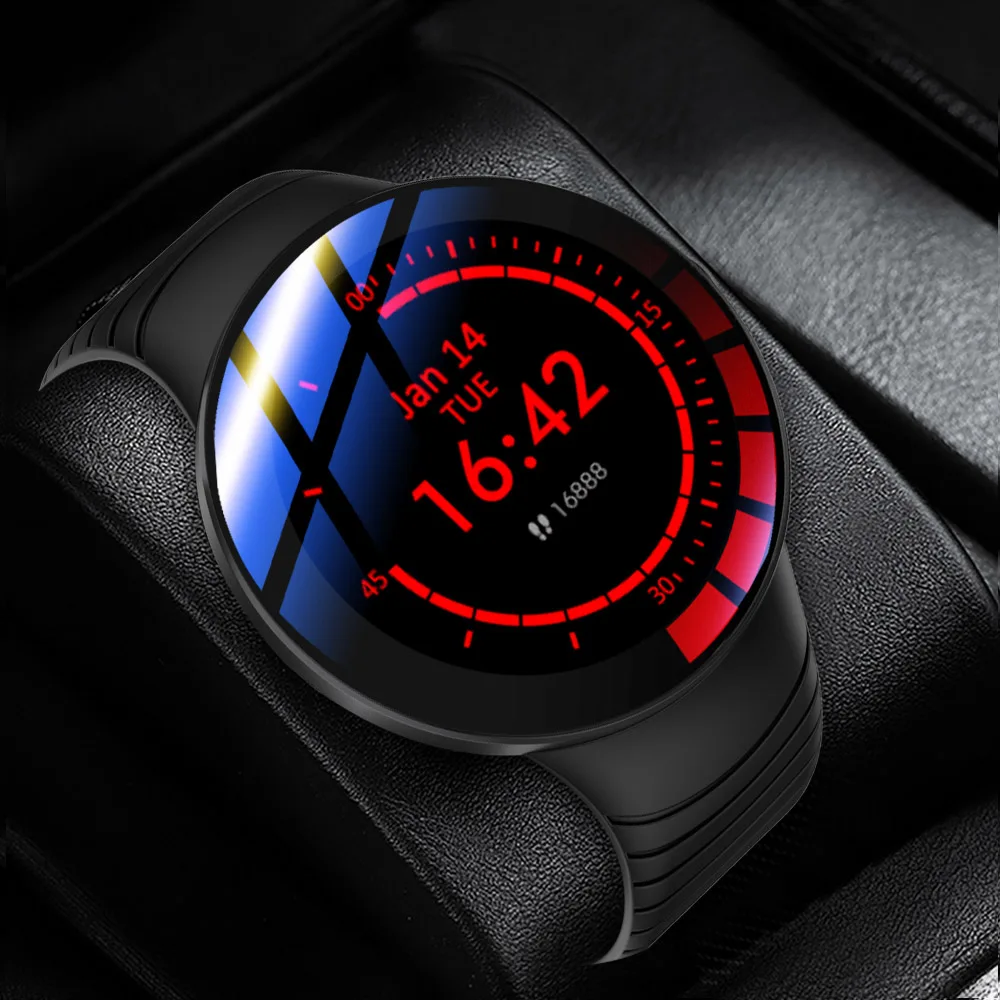 

E-3 Smart Watch Men Full Touch Screen Custom Watch Dial IP68 Waterproof New Smartwatch for Android IOS Sports Fitness Tracker