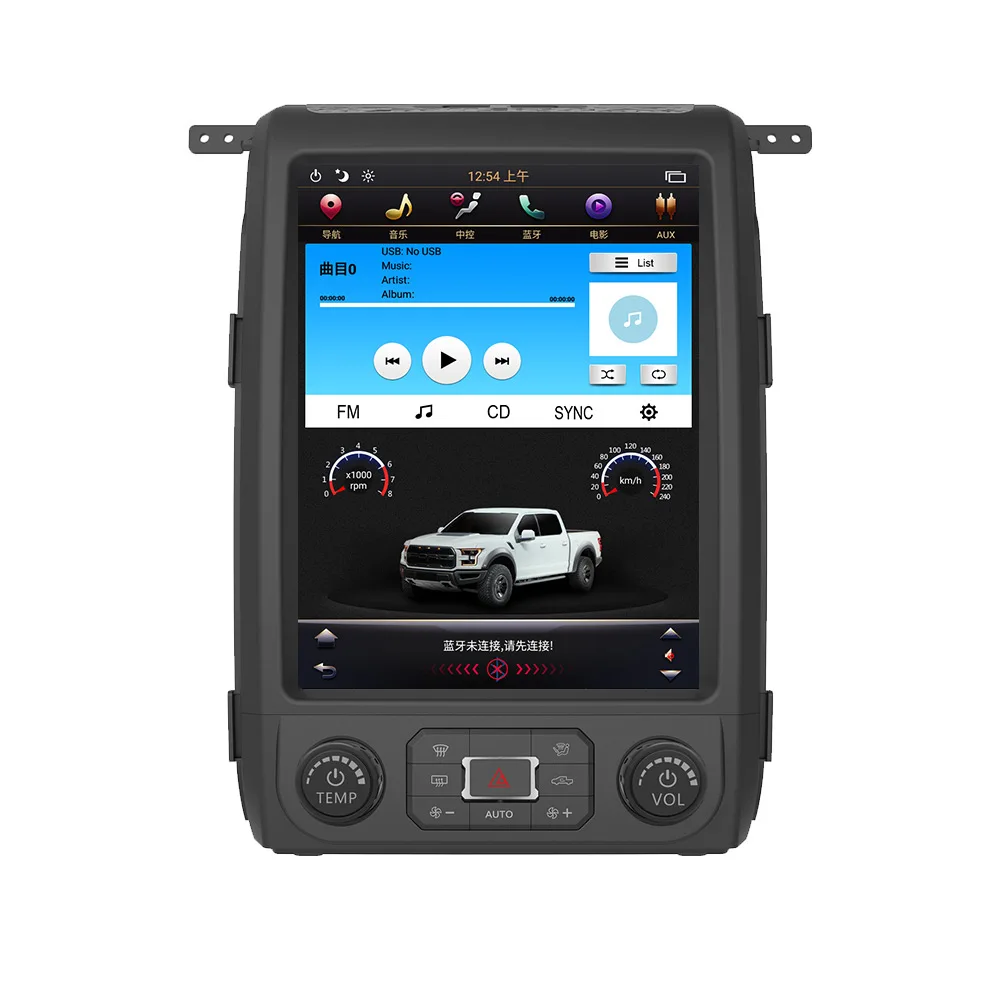 12 1 &quotAndroid 9 0 для Ford F150 2013-2014 с 4 + 64 Гб встроенной Carplay мультимедийный навигатор