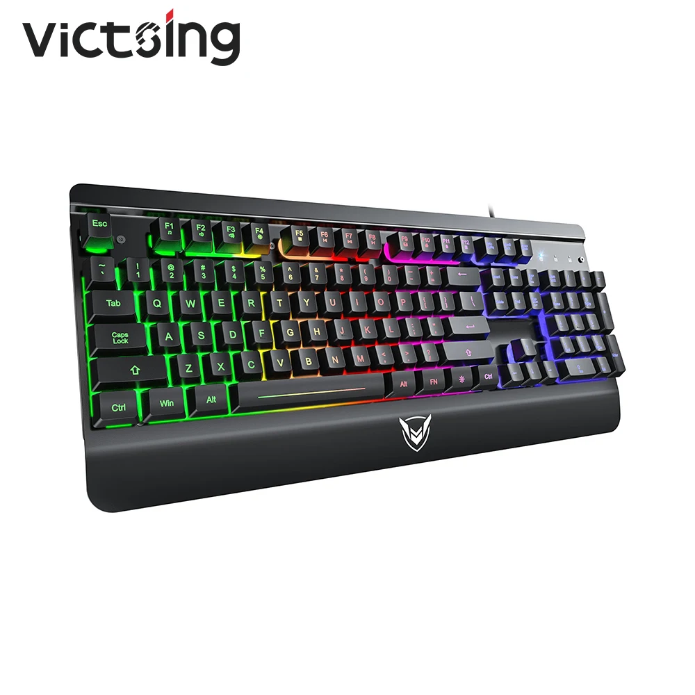 Игровая клавиатура VicTsing PC268 Механическая мембранная 104 колпачков с подсветкой
