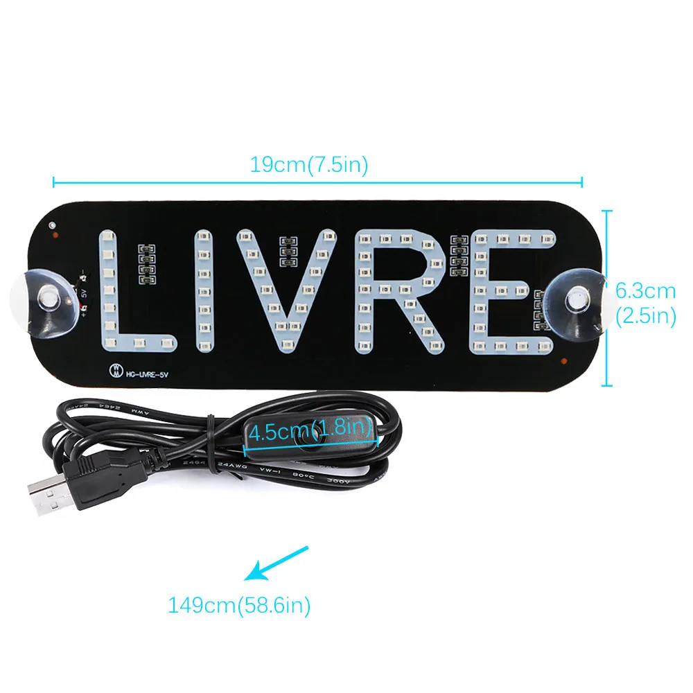 YSY 10X Новый Ливр с USB такси светодиодный Такси Панель свободная сигнальный