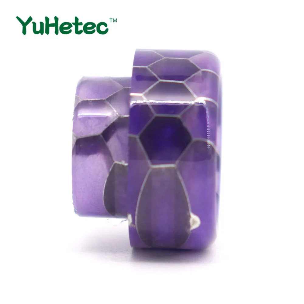 

YUHETEC 810 No seal ring Snake Skin drip tip Universal Interface Short Snakeskin Epoxy for Kennedy 24, Goon 528, Mad Dog.