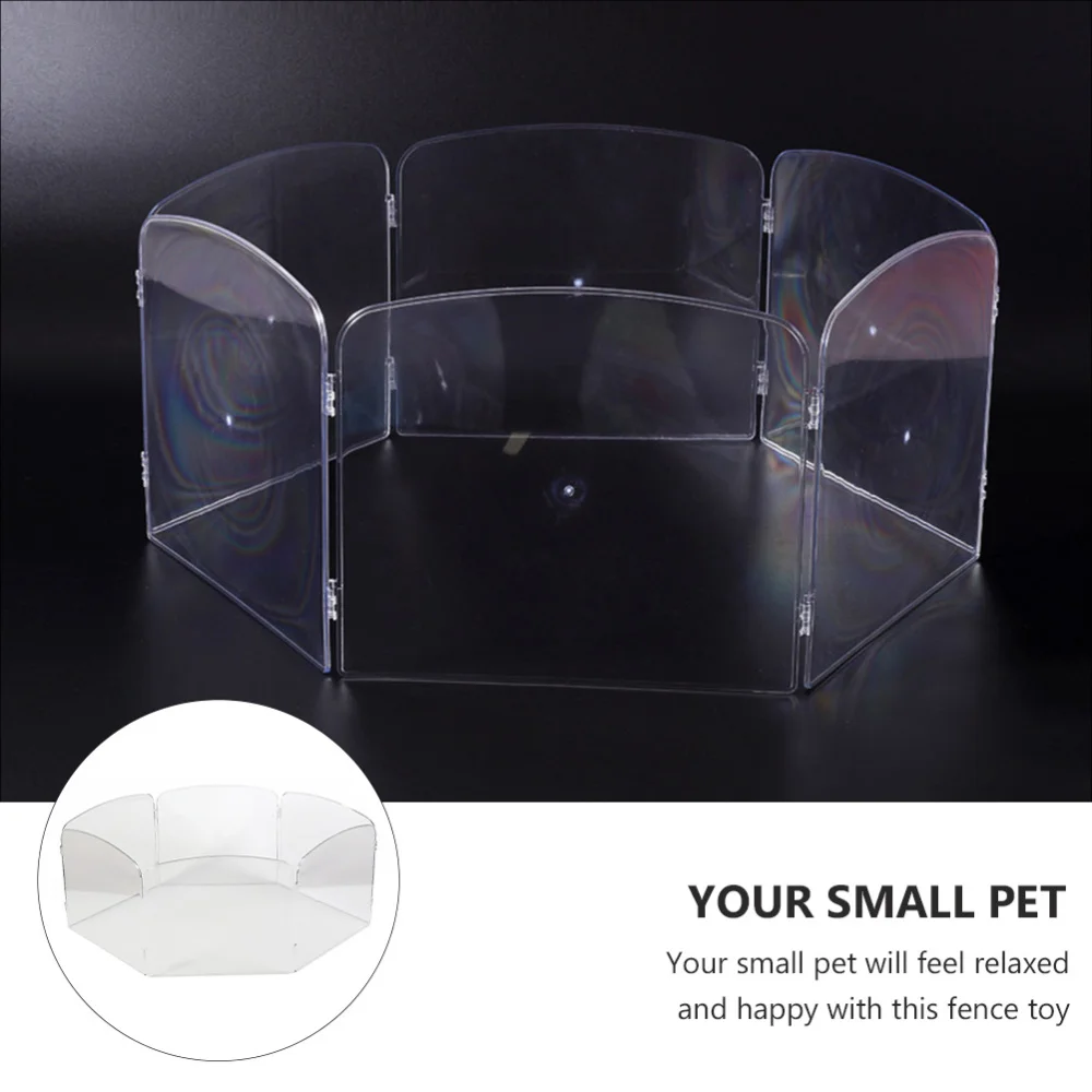 

1 Set Portable Pet Game Fence Open Small Animal Cage Tent Game Playground Fence