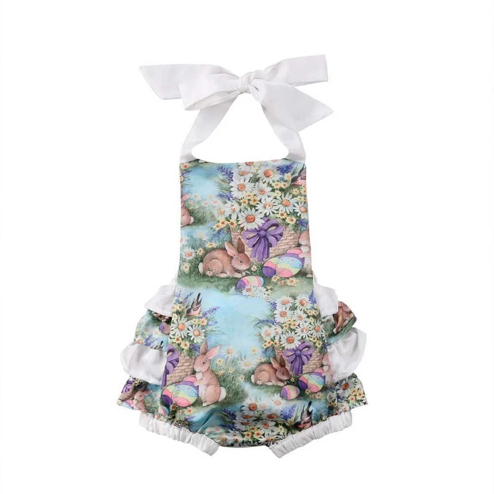 Пасха 2020 новорожденных девочек одежда дети принцесса фиолетовый кролик Кружева