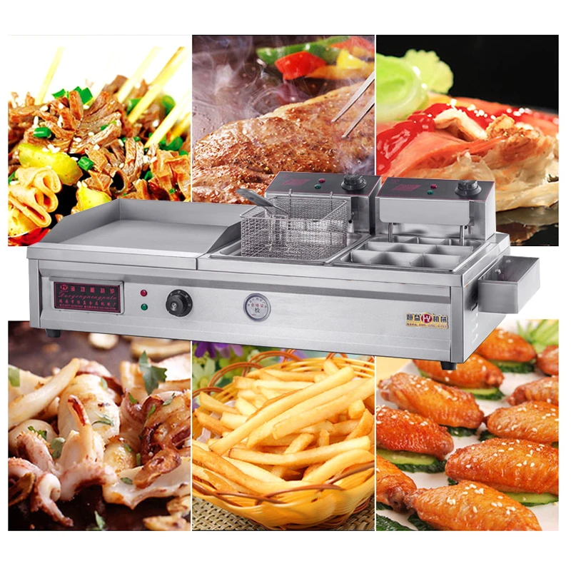 Ручной торт машина, сковорода, коммерческое teppanyaki Оборудование, пикантная сковорода, Oden, многофункциональная машина