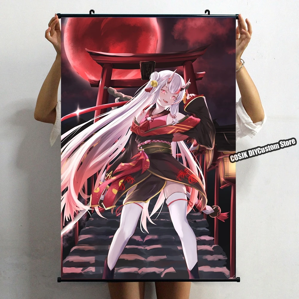 

Новый постер аниме YouTuber Hololive Nakiri Ayame, настенный свиток, домашний декор HD, настенный столб, украшение для гостиной, коллекционные художествен...