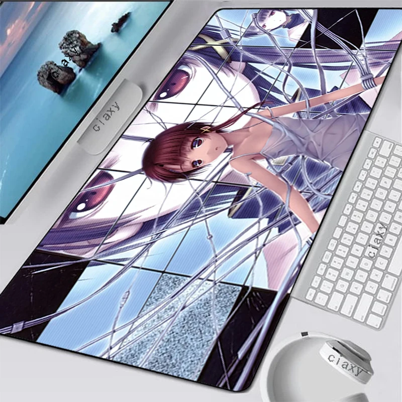 

Serial Experiments Lain Mause Pad Anime Mat Surface for Computer Mouse Rug Gaming Desk Accessories PC Gamer Cabinet Deskmat Diy