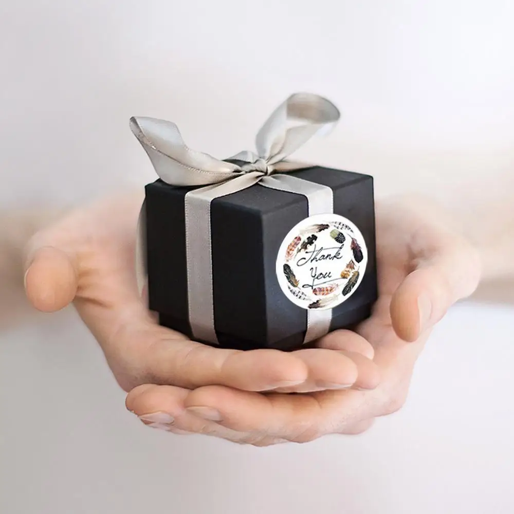 

tickers 500pcs Thank you Love Design Diary Scrapbooking Stickers Festival Birthday Party Gift Decorations Labels