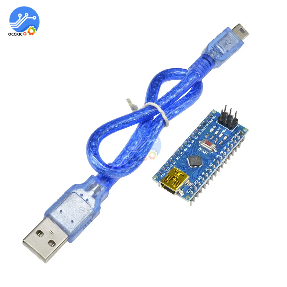 Плата микроконтроллера Nano V3.0 3 0 Mini USB ATmega328 ATmega328P CH340 5 в 16 м плата Moudle CH340G для Arduino с