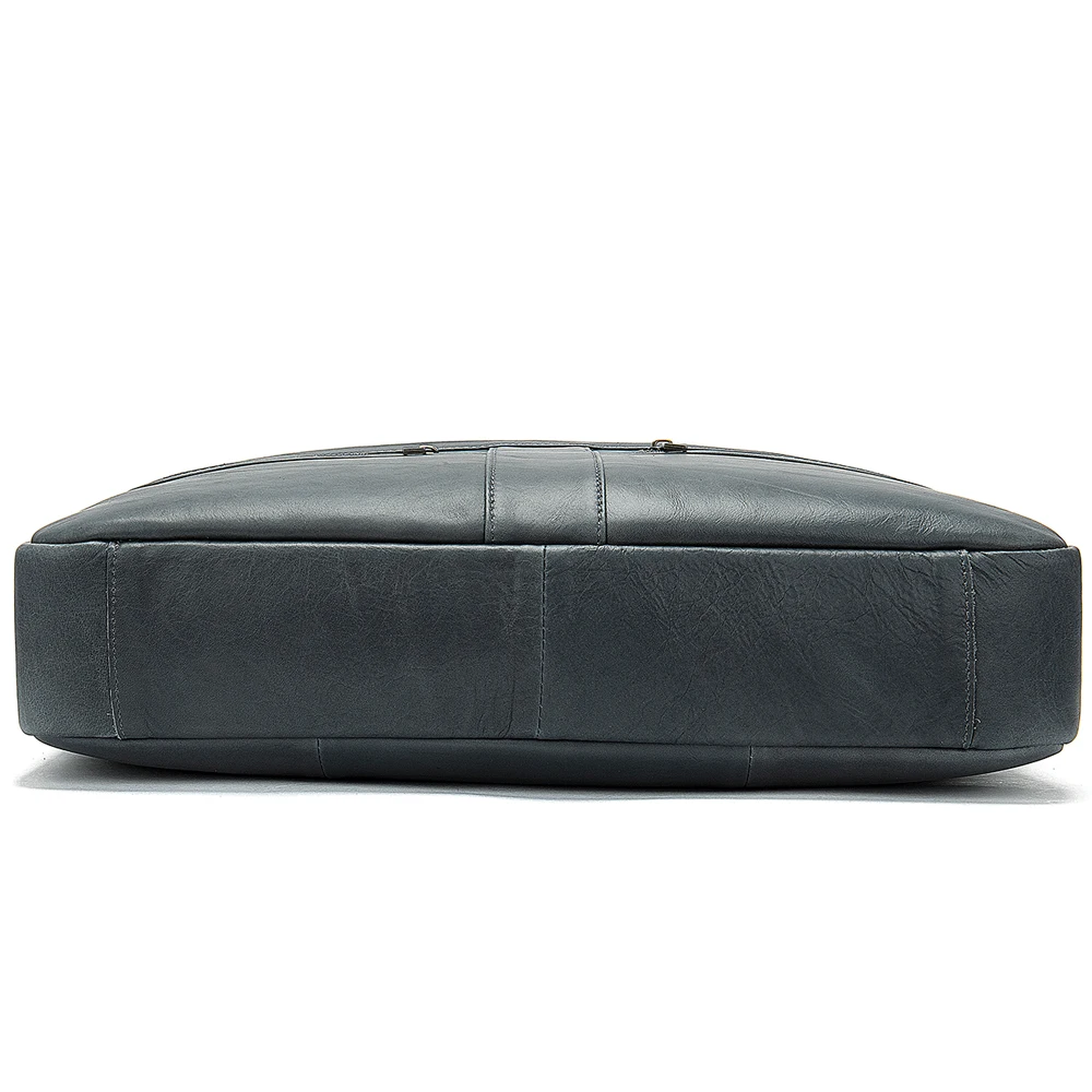 Business Work Men Shoulder Office Genuine Leather Hand Bag Vintage Laptop Handbag For Document A4 Briefcase Male Tote Bolsas Hit