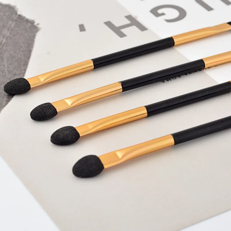 

Double Headed Sumudger Portable Makeup Brushes Set Eye Shadow Make Up Brush Black Wands Cosmetic Beauty Tool Kit