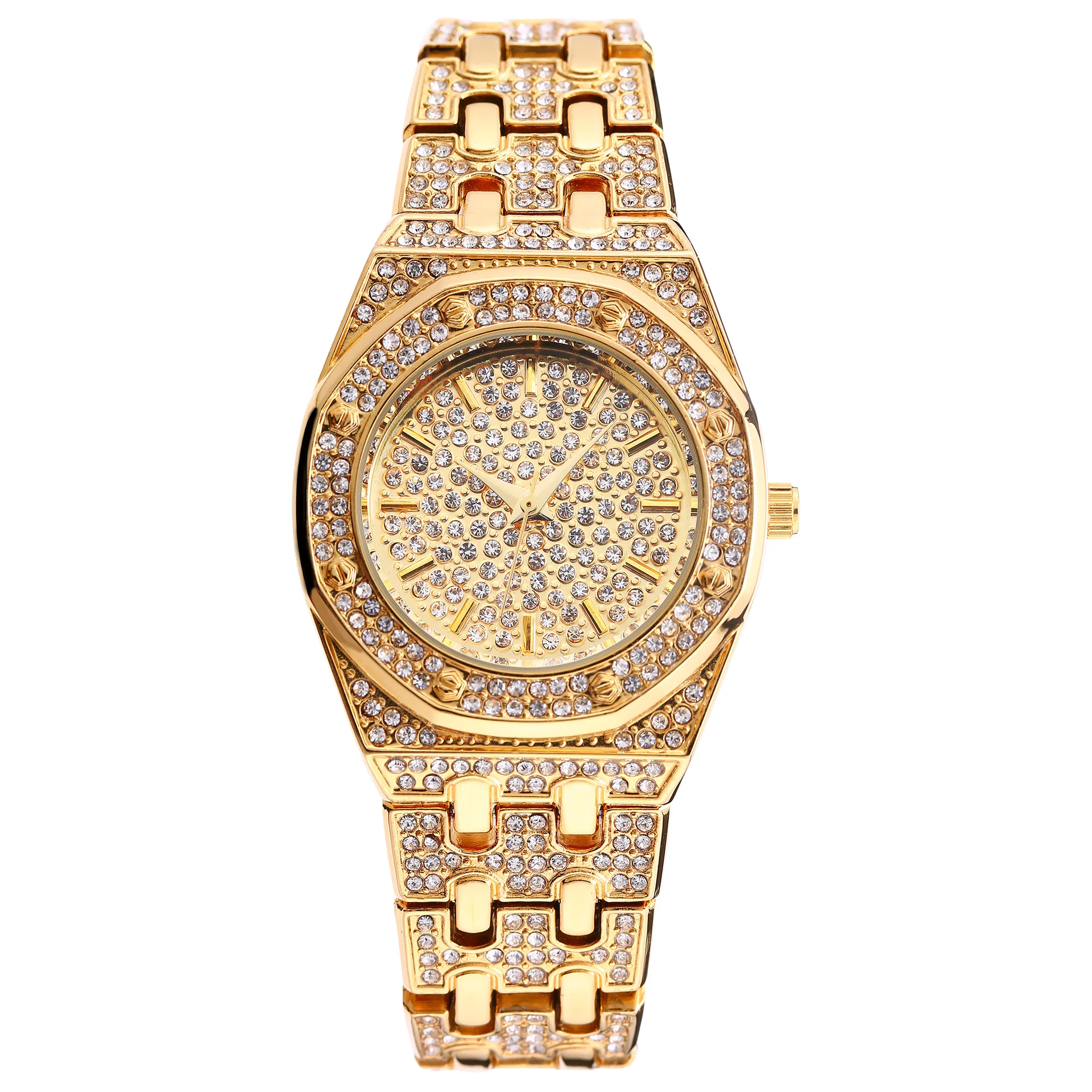 

Missfox watch hot sales Europe and the United States fashion full of stars high-end waterproof full diamond women's watch spot
