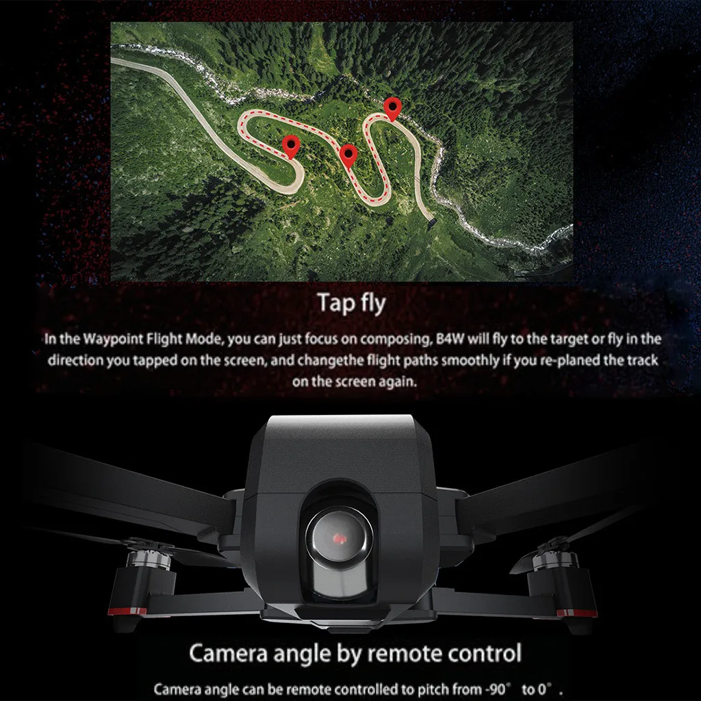Подарки на год, игрушки для детей, игрушки для мальчиков, MJX Bugs 4 W B4W 5G wifi FPV gps, бесщеточный складной Радиоуправляемый Дрон с камерой 2K HD