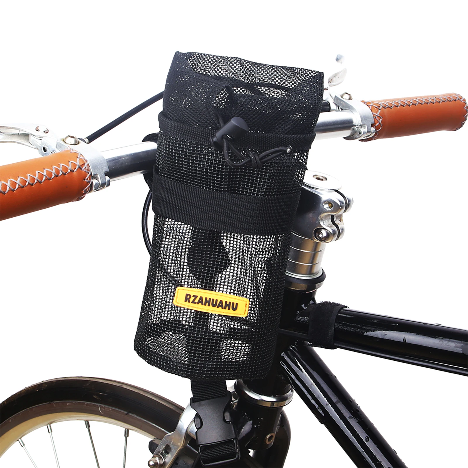 Handlebar Mesh Water Bottle Holder Cycling Speaker Tool Stor