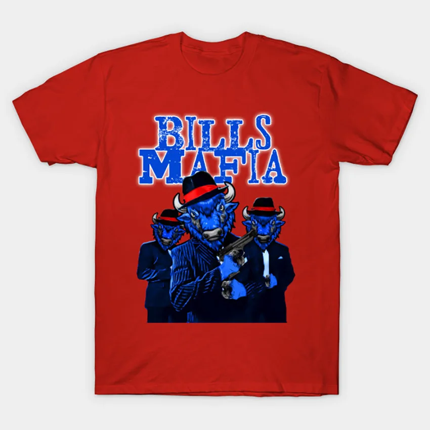 Банкноты футболка mafia buffalo bison Bills иллюстрация Спортивный футбол бандит банкноты мафия