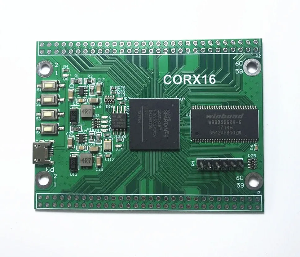 XC6SLX16 Core Board Xilinx FPGA макетная плата Spartan6 обучающая SMT2 программирование погрузчика |