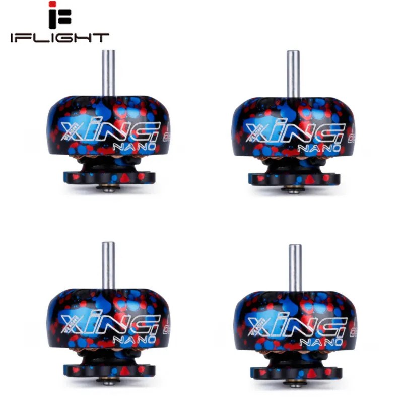 4 шт. iFlight XING NANO X1103 1103 8000KV / 10000KV 2 3S CW Thread бесщеточный двигатель для