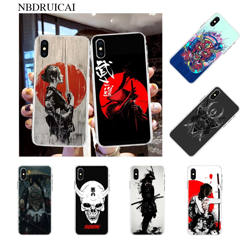 NBDRUICAI мягкий чехол для телефона японского аниме самурая Ниндзя Для iPhone 11 pro XS MAX 8 7 6