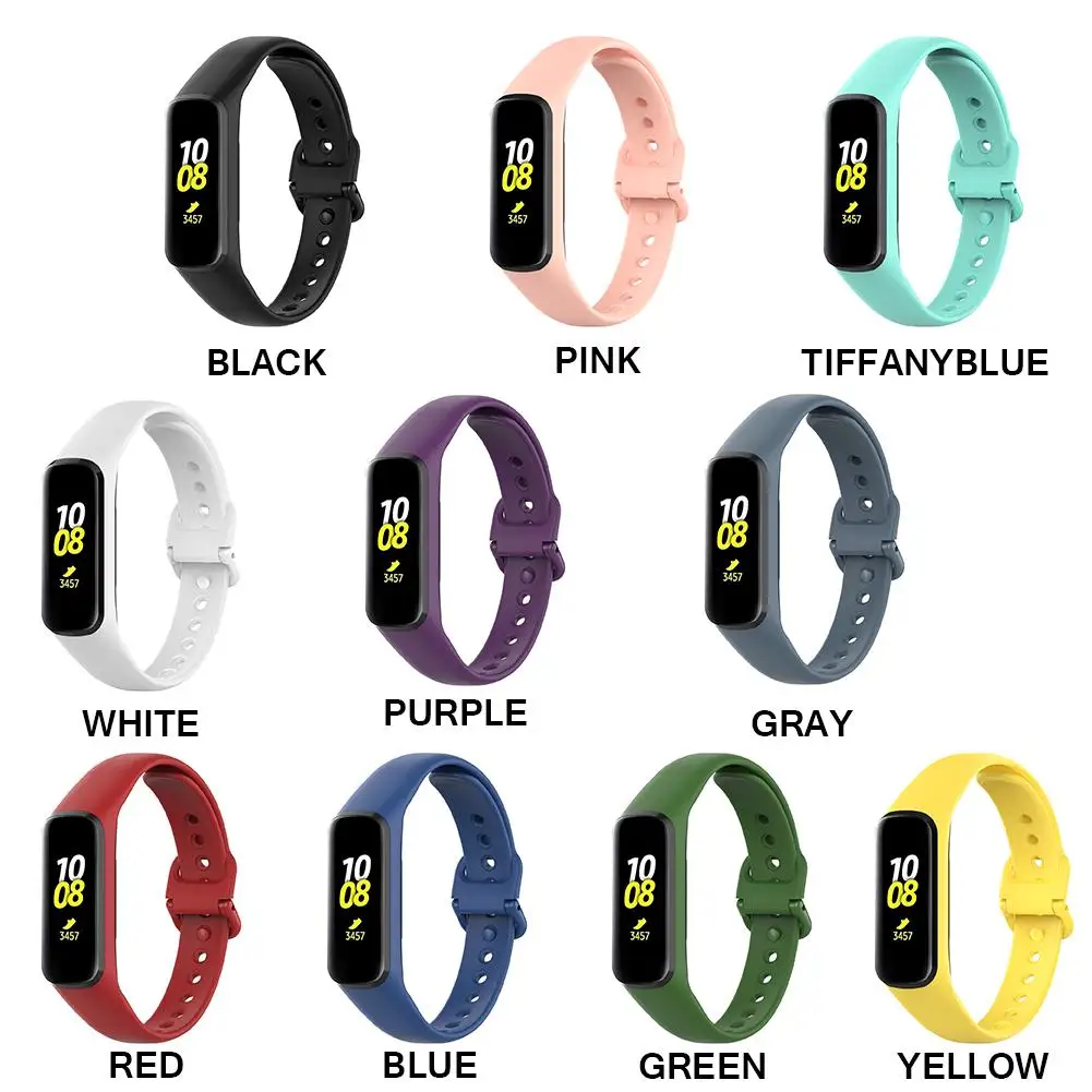 Силиконовый ремешок для часов Ремешок для samsung Galaxy Fit-e R375 умный браслет стиль Ремешки для наручных часов аксессуары