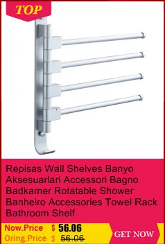 Estante Prateleira Parede Etagere Lazienka Estanteria Rotatable Salle De Bain Wall Shower Accessories Towel Rack Bathroom Shelf