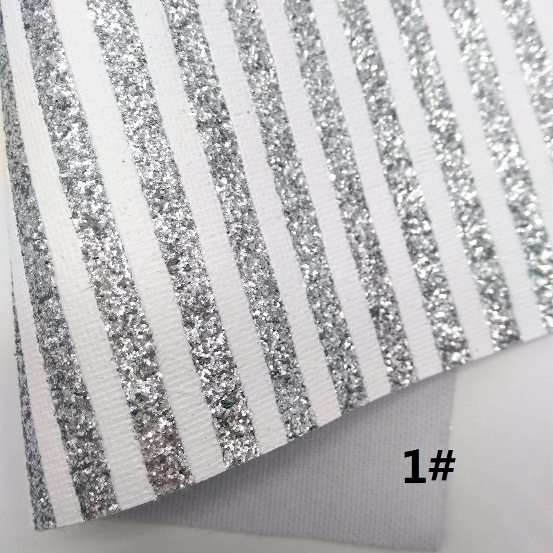 Белый толстый Блестящий холщовый лист, " x 11" блестящий лист, Леопардовый лист из искусственной кожи для волос бант и серьги ткань XM049 - Цвет: 1