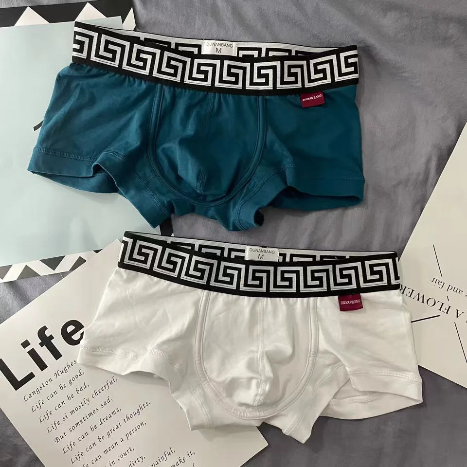 Трусы-боксеры мужские 3 шт. хлопковые шорты нижнее белье мягкие дышащие со