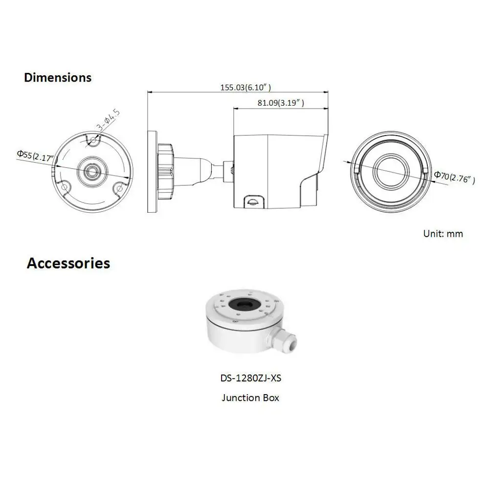 Оригинальная камера Hikvision DS 2CD2043G0 I 4MP H.265 + POE IR Outdoor Bullet Network CCTV IP|Камеры