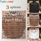 Фон Funnytree для свадебной фотосъемки, Весенняя любовь, вечеринка, Деревянный Цветочный декор