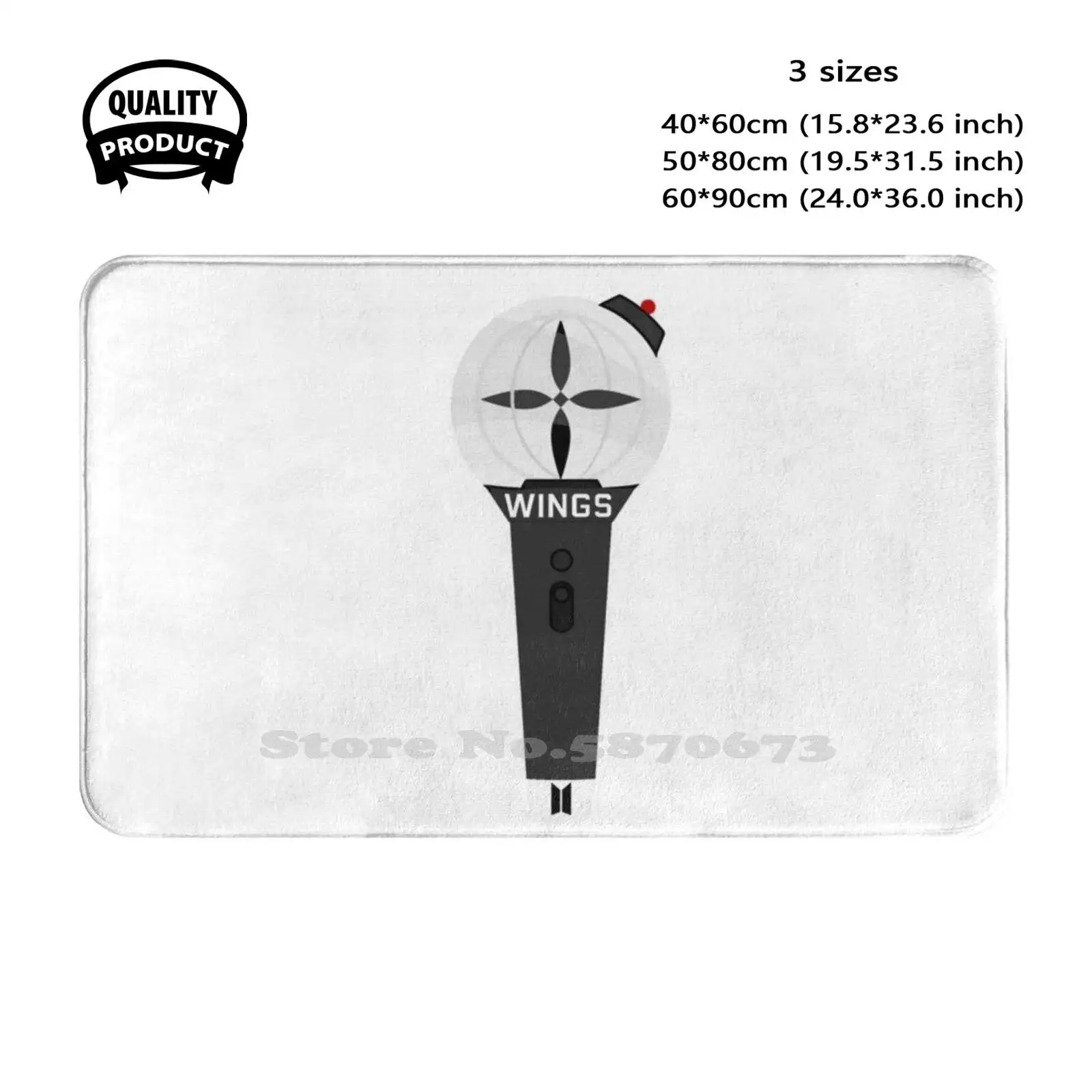 Крылья Lighstick мягкая подушка домашний коврик дверной рандомные крылья для