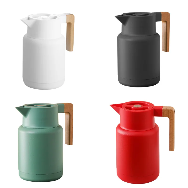 

1.3L Double Wall Glass Liner Vacuum Flasks Hot Water Thermal Warmer Thermos Household Office Coffee Tea Kettle Bottles