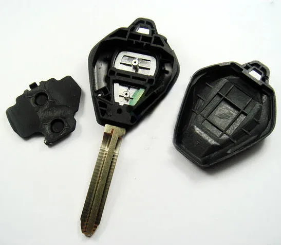 Сменный Чехол для автомобильного ключа Suzuki Swift Transponder чехол с невырезанным