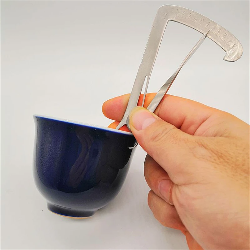 

Инструмент для измерения толщины керамического фарфора для гончарная керамика восстановления, мини-суппорт для измерения керамического и...