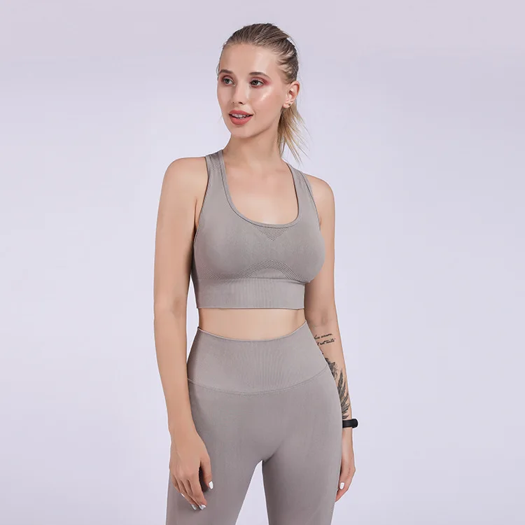 

Women Yoga Set Fitness Sports Suits Women Clothing Tracksuit Set Seamless Gym Outfits High Waist Running Workout Leggings
