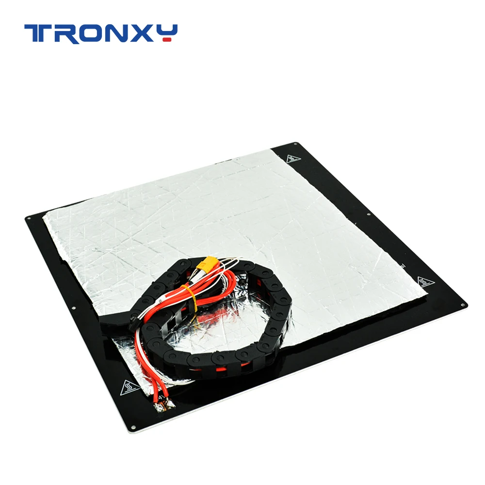 

Детали для 3D-принтера Tronxy, 24 В, 500 нагревательная панель, комплект «сделай сам», Стандартная Алюминиевая Плита 500*500 мм, Hotbed для 3D-принтера X5SA 500...