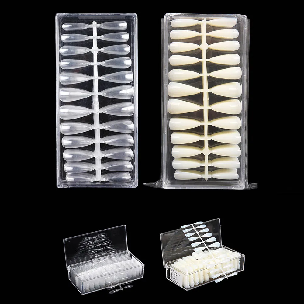 504 шт. накладные акриловые Типсы для ногтей средней длины|Накладные ногти| |