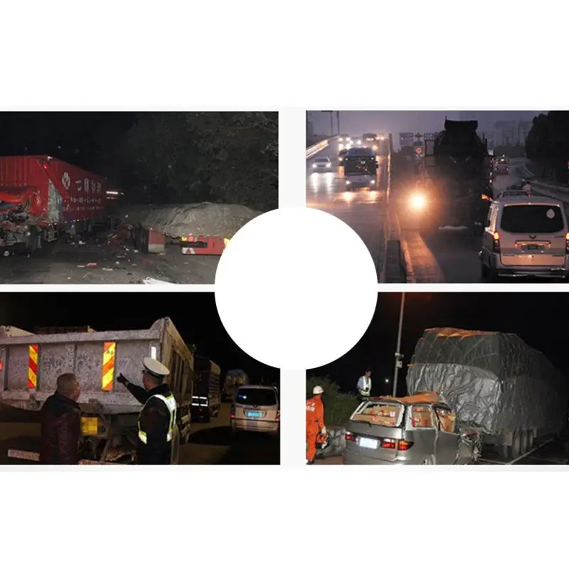 

Reflective Car Safety Warning Stickers Waterproof Red and White Adhesive Tape