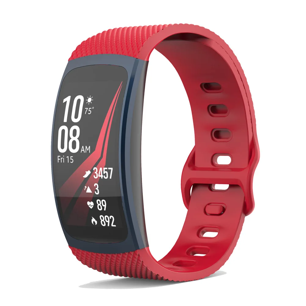 Смарт-браслет наручные часы ремешок для смарт-часов samsung gear fit 2 pro Wristband силикона