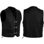 Жилет мужской TELOTUNY, однотонный, с V-образным вырезом, в стиле ретро