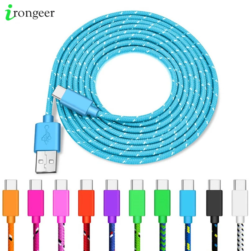 USB Type C Cable Fast Charging USb C Cables Type-c Data Cord Charger USB C For Samsung S9 Note 9 Huawei P20 Pro Xiaomi 1m/2m/3m