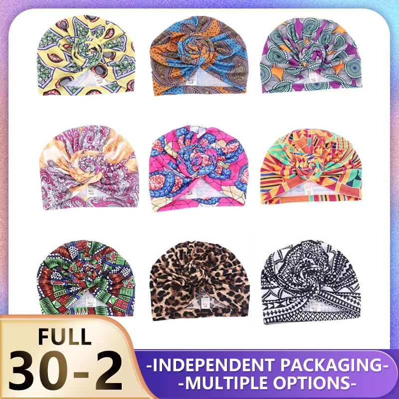 

Satin Baby Bonnet Hair Styling Children's Doughnut Knot Indian Hat Parent Child Extra Sleep Cap Heat Sale Adjustable African