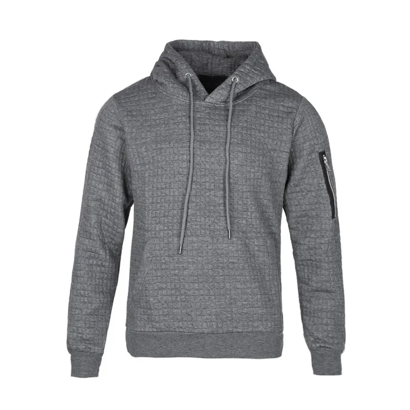 Свитер мужские повседневные Пуловеры Slim Fit Джемперы новые модные мужские s свитер с капюшоном однотонные осенне-зимние теплые Femme мужская одежда