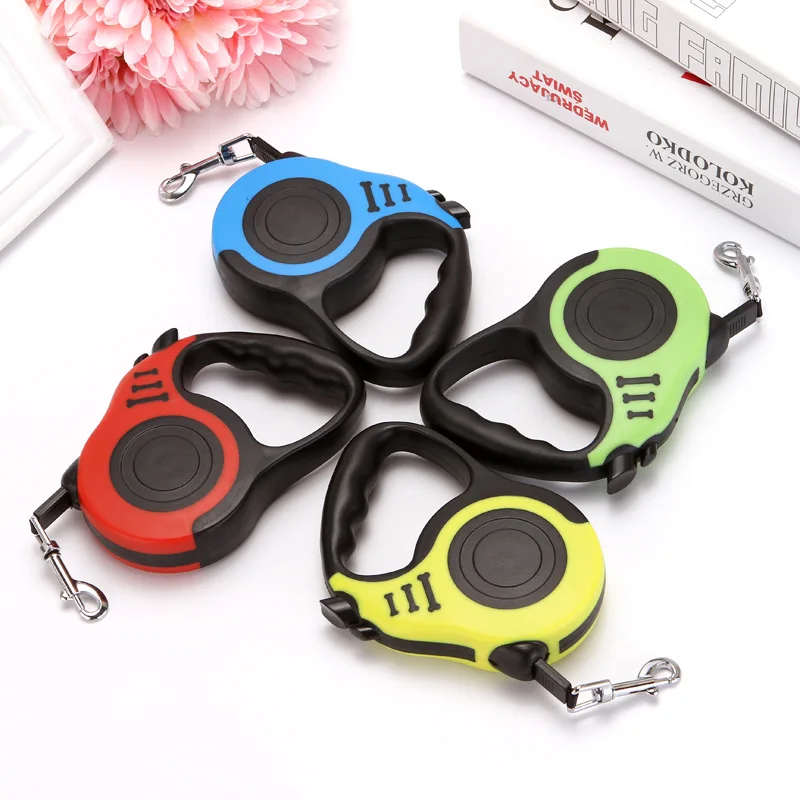 3M/5M Pet Traction Device Automatic Retractable Rope For Dogs Bone Printing Flexible Dog Leash Chain | Дом и сад