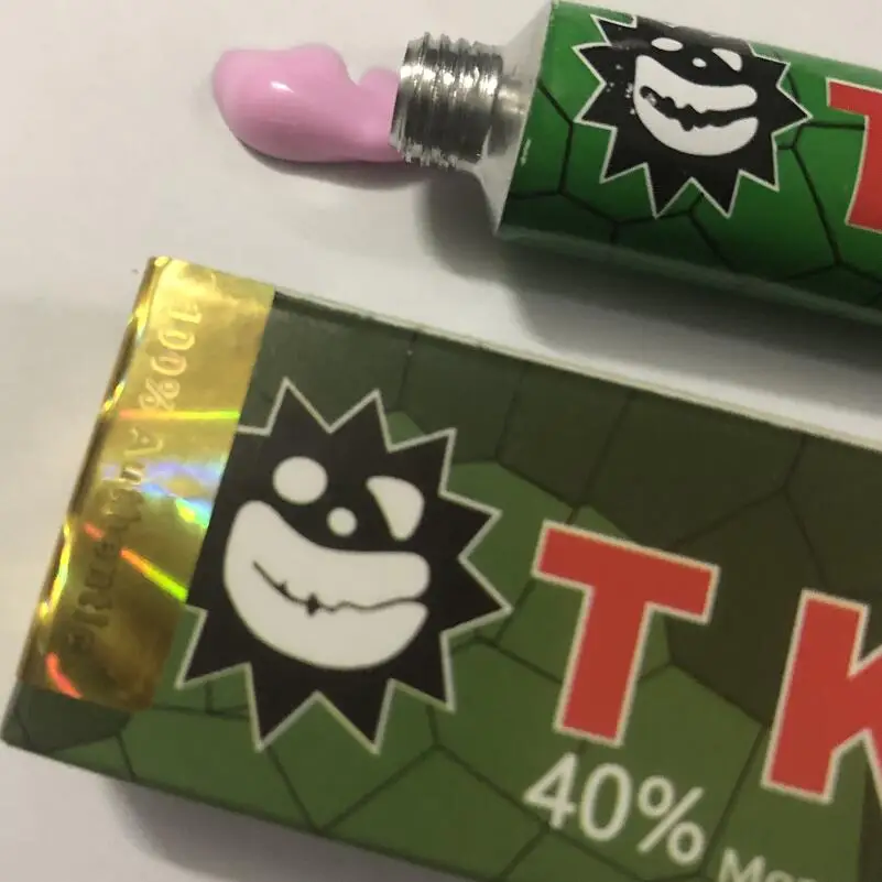 

40% green Tattoo pink Cream Before tattoo Permanent makeup Body Eyebrow Eyeliner Lips 10G Tattoo Painless Cream Supplies