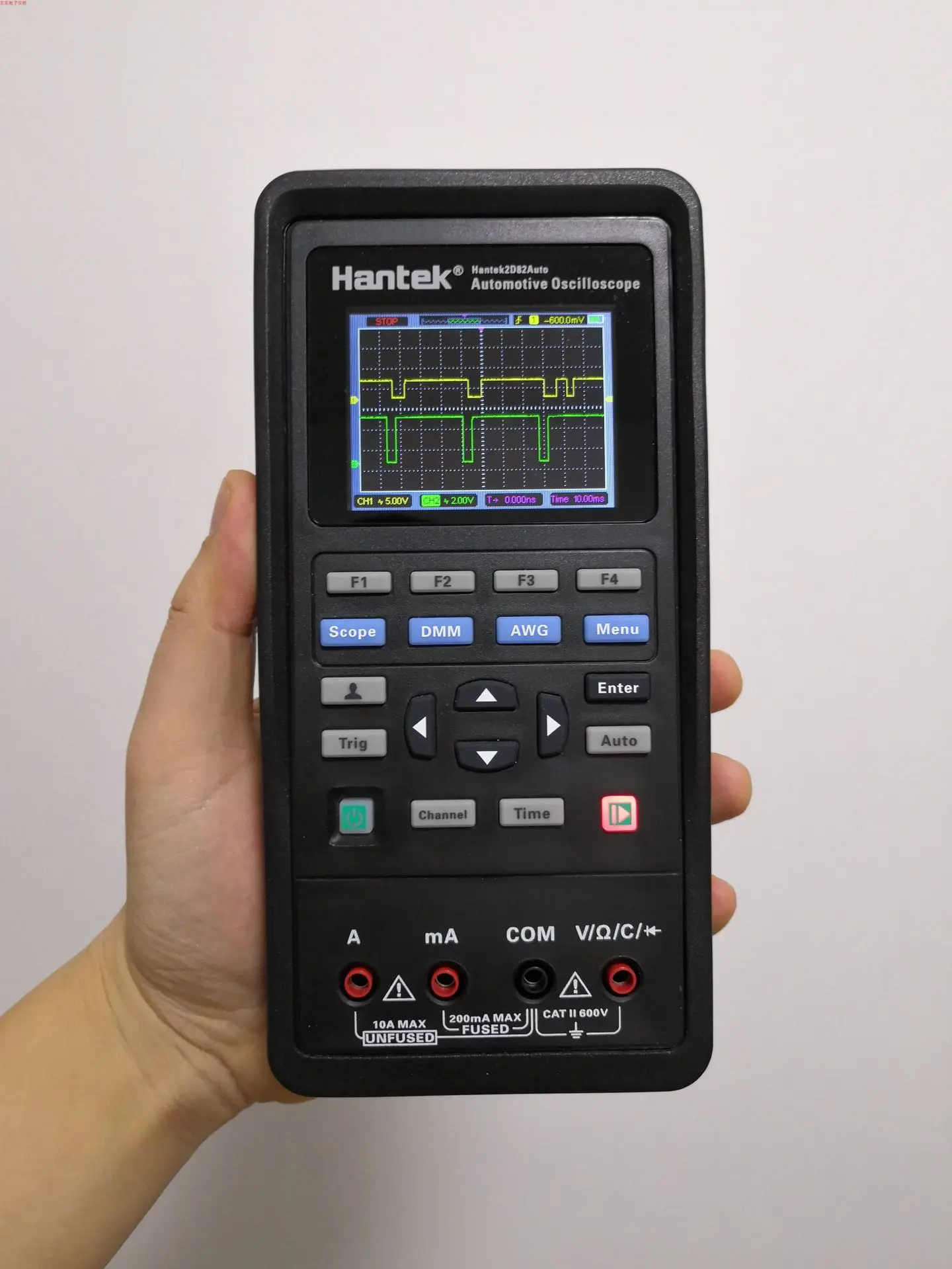 Hantek 2D82 Auto 4in 1 портативный автомобильный осциллограф 80 МГц цифровой + DMM AWG |