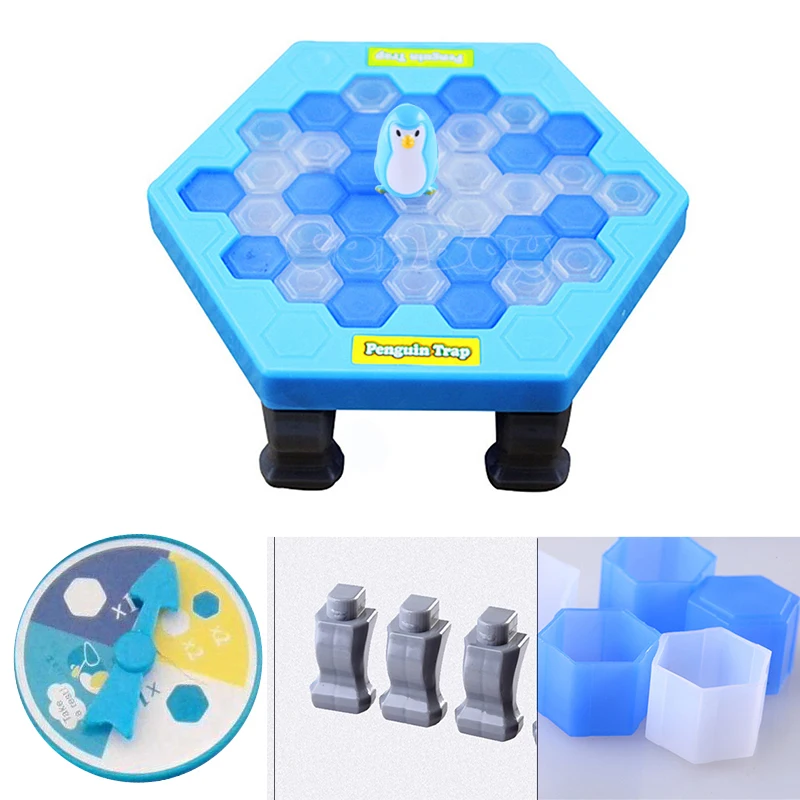 Столик головоломка Пингвин ловушка активировать забавная игра Интерактивная