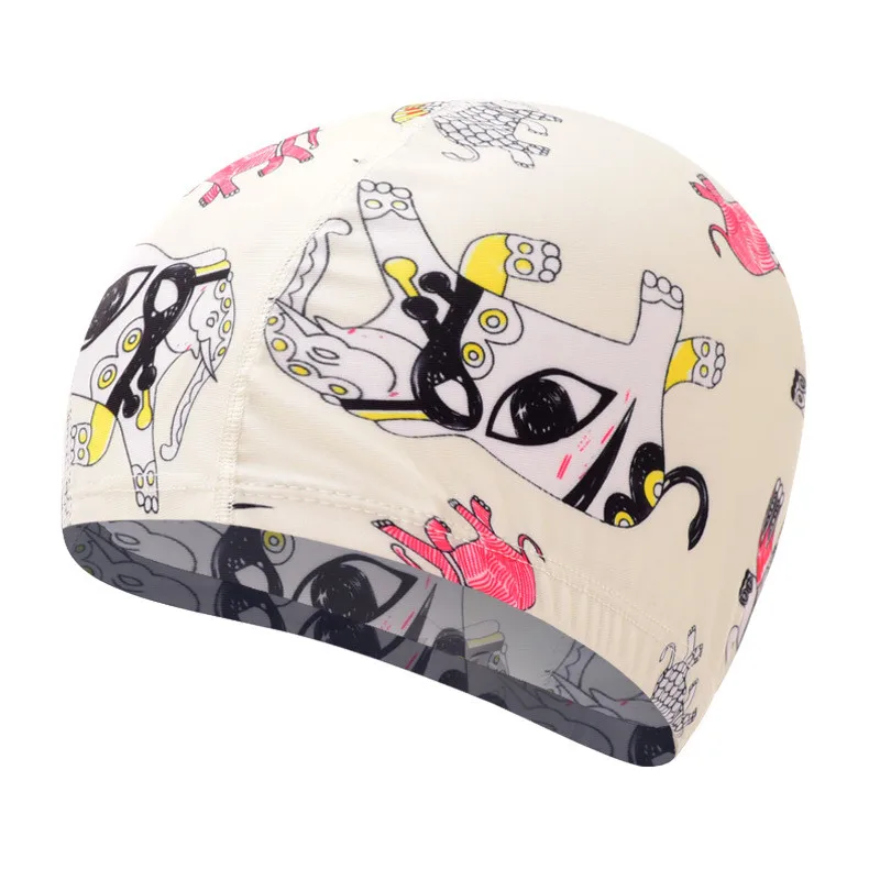 Водонепроницаемые Популярные Детские эластичные кепки для плавания с