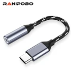 Адаптер для наушников с разъемом USB Type-C 3,5 AUX для Samsung, аудиокабель с разъемом типа C на 3,5 мм, преобразователь для наушников Huawei Mate 20