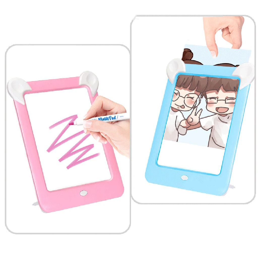 Детская неоновая Светодиодная панель для рисования Discovery прозрачная поверхность