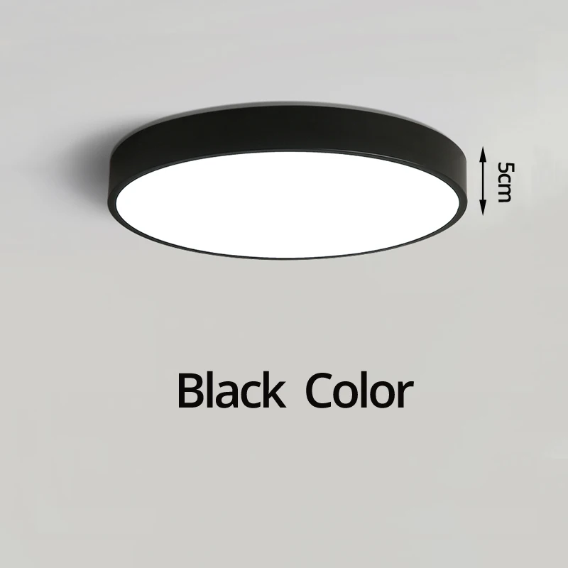 Black color Современный скандинавский светодиодный потолочный светильник для спальни с пультом дистанционного управления для 8-20 квадратных метров plafonnier светодиодный осветительный прибор candeeiro de teto - Цвет корпуса: Black color