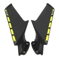 for kawasaki zx 10r motorcycle rearview mirror fixed wind wing flow front fairing side spoiler winglets zx 10r 2016 2021