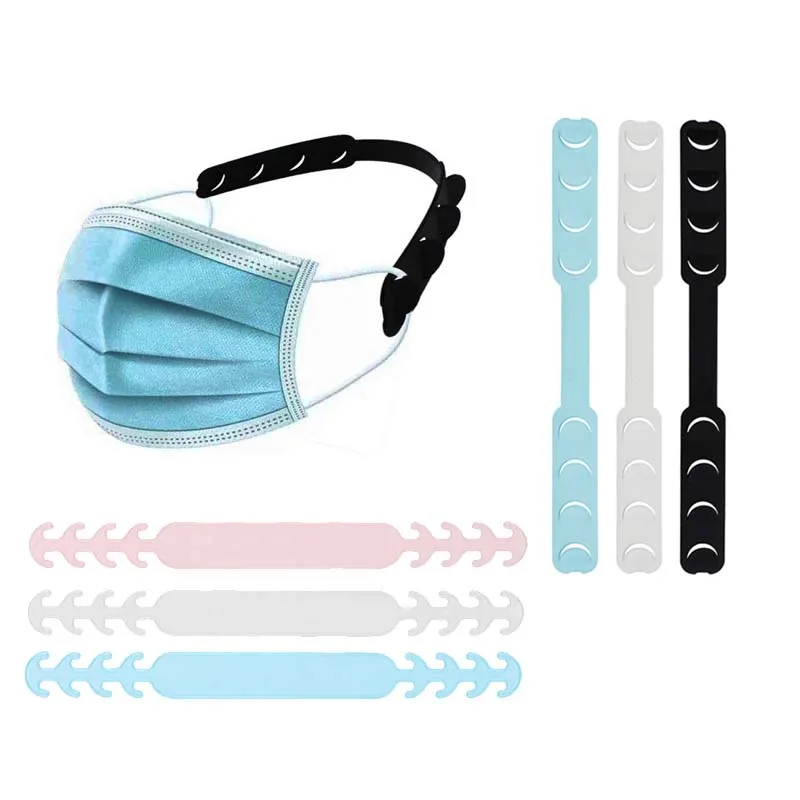 

5Pcs Mask Holder Adjustable For Connection Ear Loop Masks Face Strap Retainer Mask Hook Ear Saver Anti-slip Mask Ear Grips